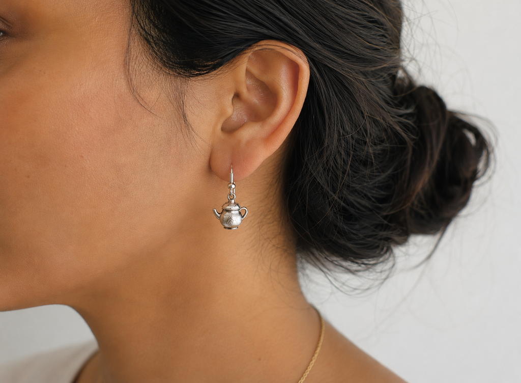 I'm a Little Teapot Silver Dangles