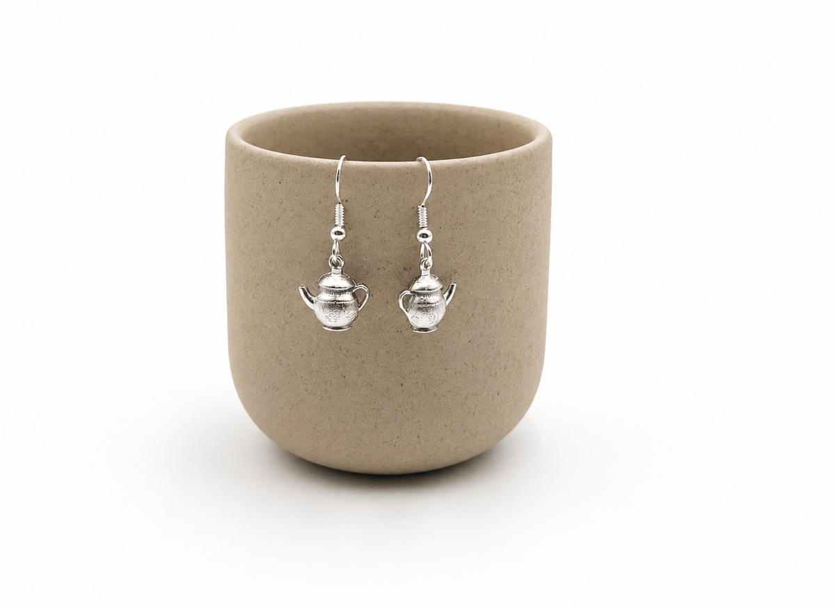 I'm a Little Teapot Silver Dangles
