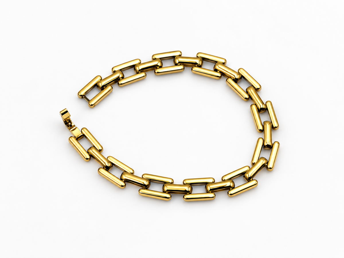 The Golden Ladder Bar Bracelet