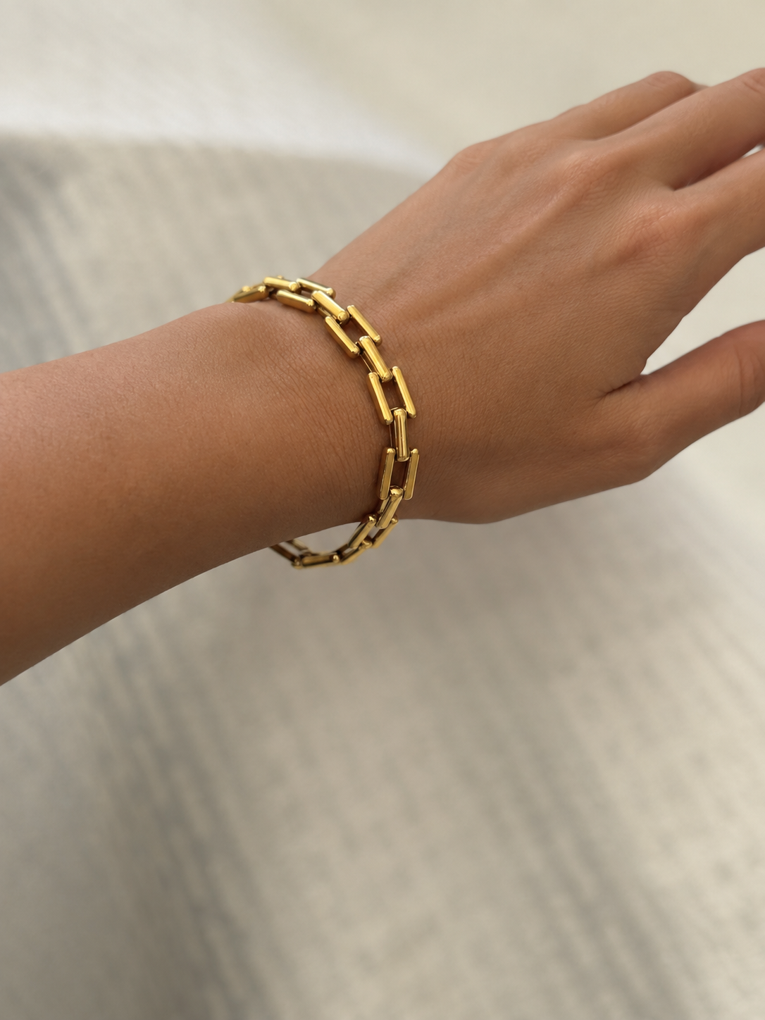 The Golden Ladder Bar Bracelet