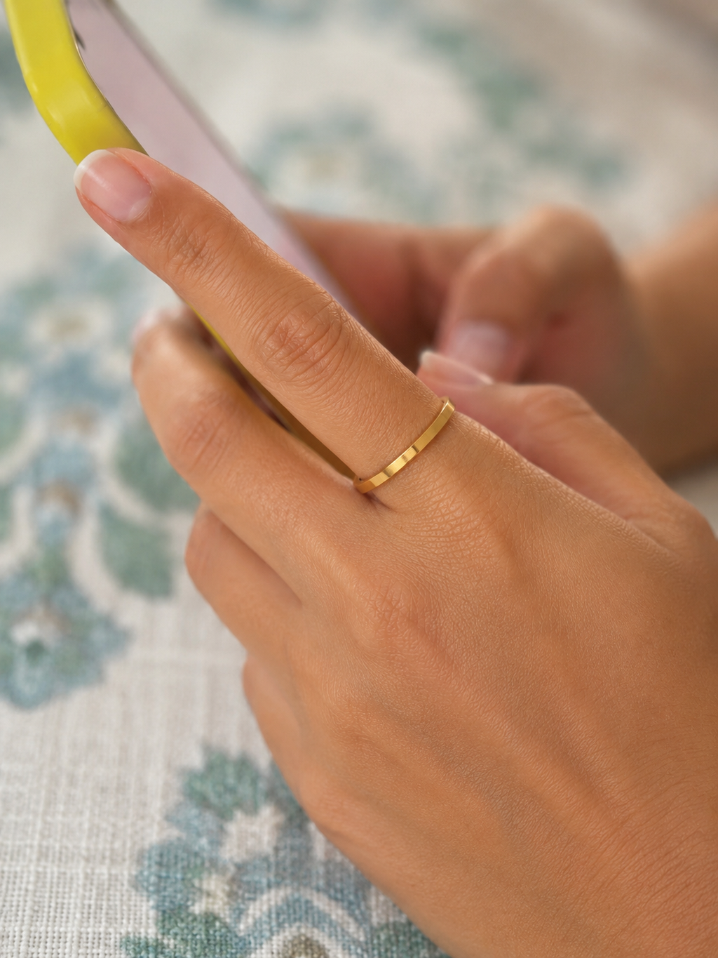 Barely-There Stacker Ring - Gold , Silver , Rose Gold