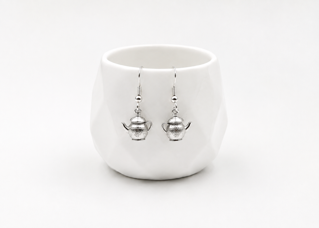 I'm a Little Teapot Silver Dangles