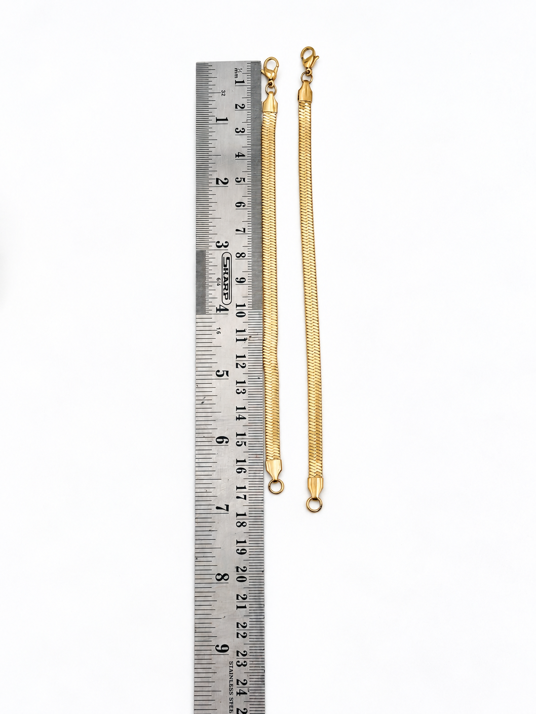 Gold plated 5mm Snake Chain Bracelet - Waterproof & Tarnish-Free