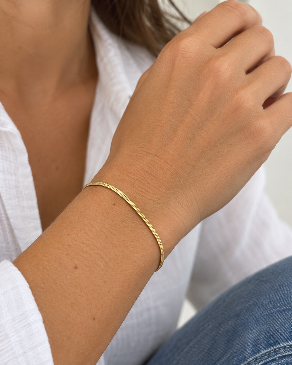 Snake chain bracelet